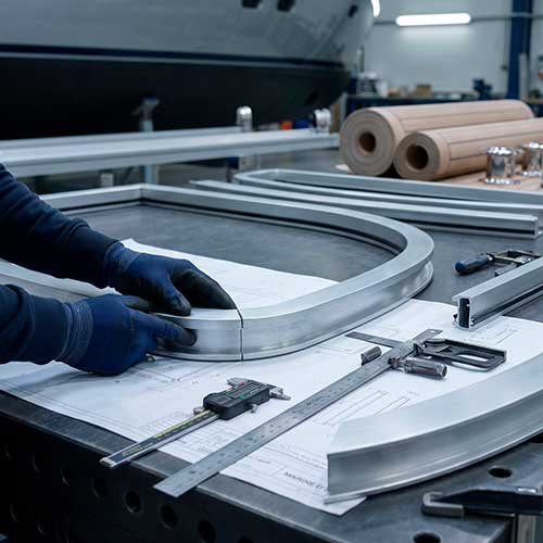 aluminio náutico, trabajos en aluminio barcos, fabricación aluminio embarcaciones, reparación alumin