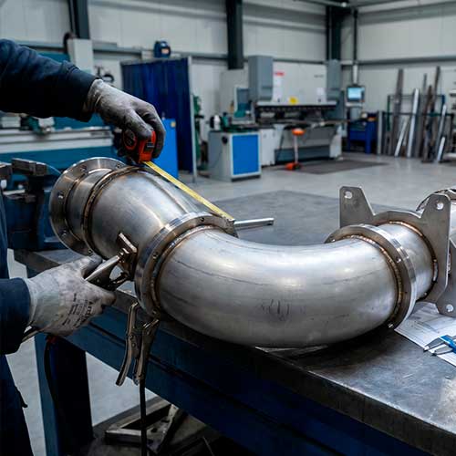 tuberías de exhaustación náutica, escape motores marinos, fabricación exhaustación barcos, reparació